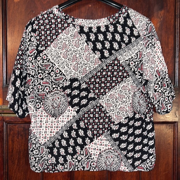 TopShop Paisley Shirt Medium - Picture 3 of 4